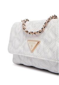 Guess Torebka Giully II Mini HWKG96 73740 Biały. Kolor: biały. Materiał: skórzane #3