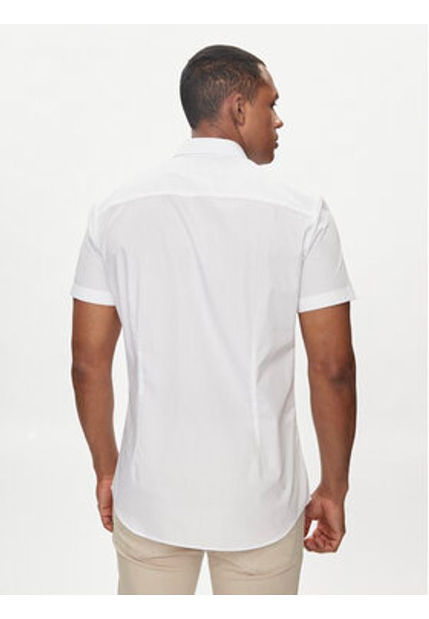 Jack & Jones Koszula Joe 12195062 Biały Slim Fit. Kolor: biały. Materiał: bawełna, syntetyk