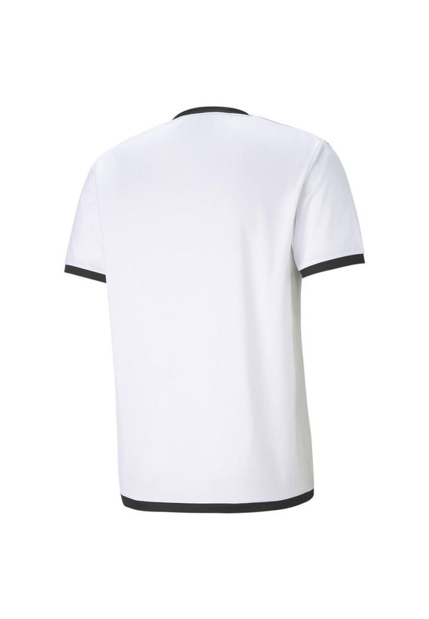 Puma - Męska koszulka piłkarska teamLIGA PUMA White Black. Kolor: czarny, biały, wielokolorowy. Sport: piłka nożna