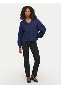 Kaffe Sweter Trina 10508973 Niebieski Loose Fit. Kolor: niebieski. Materiał: syntetyk #4