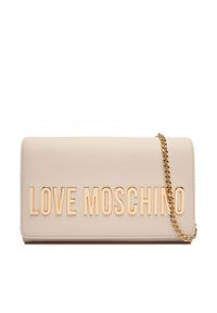 Love Moschino - LOVE MOSCHINO Torebka JC4103PP0NKD0110 Écru. Materiał: skórzane