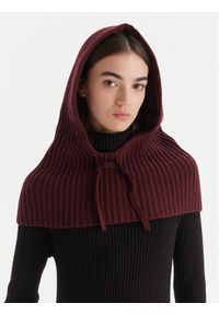 Pinko - PINKO Balaklawa 104494 A2Z1 R57 Bordowy. Kolor: czerwony. Materiał: wełna #1