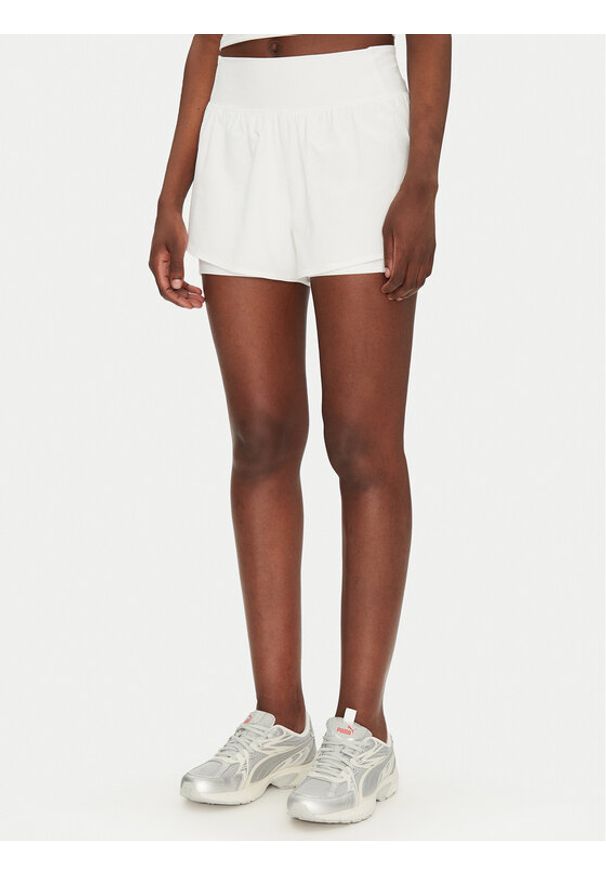 Under Armour Szorty sportowe Vanish 2in1 1376936 Biały Regular Fit. Kolor: biały. Materiał: syntetyk