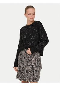 only - ONLY Sweter Alta 15353230 Czarny Regular Fit. Kolor: czarny. Materiał: syntetyk #1