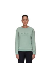 Bluza trekkingowa damska Mammut Core ML Crew Neck Logo. Kolor: zielony