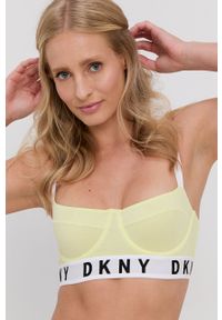 DKNY - Dkny - Biustonosz. Kolor: żółty. Rodzaj stanika: biustonosz z fiszbinami #1
