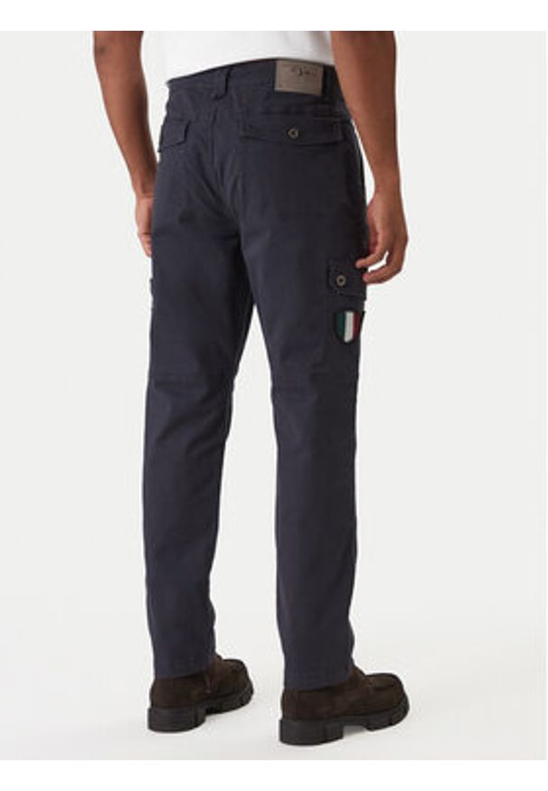 Aeronautica Militare Spodnie materiałowe 252PA1688UCT03399 Granatowy Regular Fit. Kolor: niebieski. Materiał: bawełna