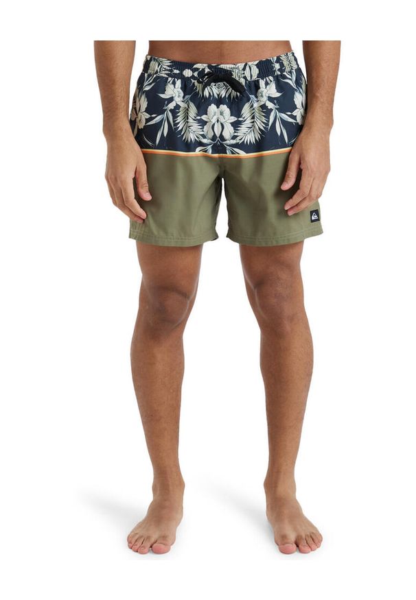 Quiksilver - Szorty kąpielowe dla Mężczyzn SPL FLORAL 15" Czarny. Kolor: czarny. Materiał: poliester. Długość: krótkie. Styl: sportowy