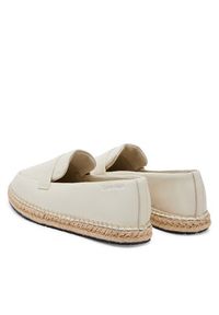 Calvin Klein Espadryle Espadrille W/Ck Hw - Lth HW0HW02390 Écru. Materiał: skóra #3