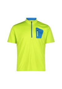 Koszulka męska turystyczna CMP 3C89757T. Kolor: zielony. Sport: kolarstwo