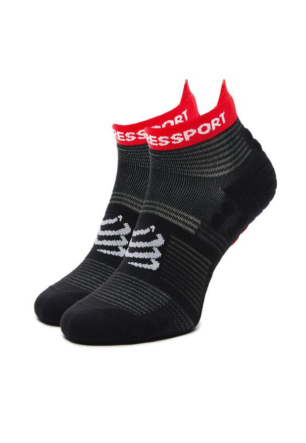 Compressport Skarpety krótkie Pro Racing Socks V4.0 Run Low XU00047B Czarny. Kolor: czarny. Materiał: nylon, poliamid. Sport: bieganie