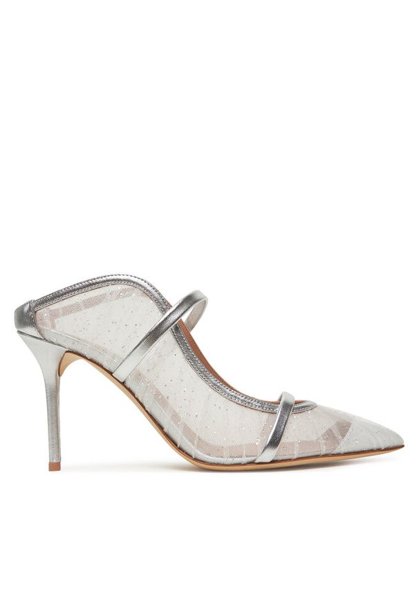 Klapki MALONE SOULIERS. Kolor: srebrny