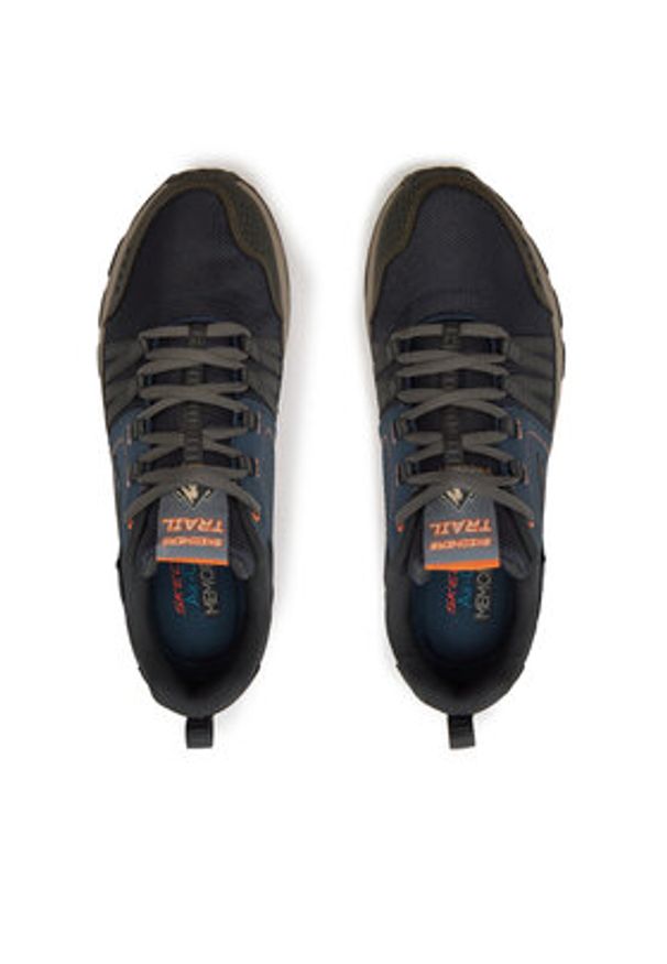 skechers - Skechers Sneakersy Escape Plan 51591/NVOR Granatowy. Kolor: niebieski. Materiał: materiał
