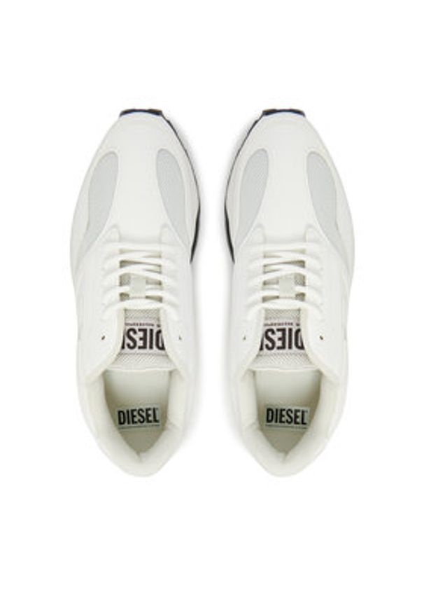 Diesel Sneakersy Tame-D Y03607P8109 Biały. Kolor: biały. Materiał: skóra