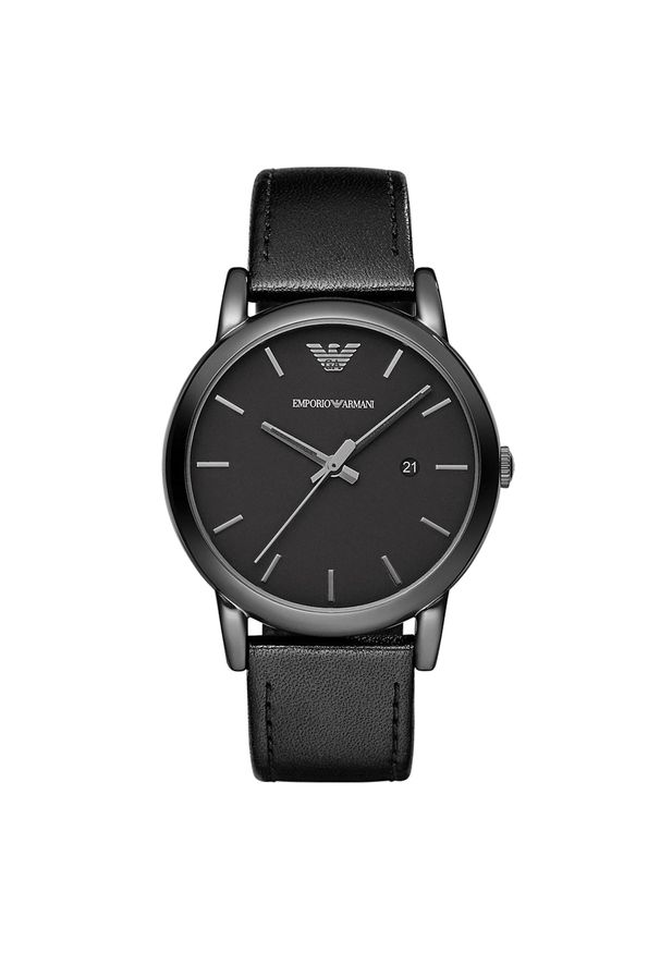 Emporio Armani - Zegarek EMPORIO ARMANI - Luigi AR1732 Black/Black. Kolor: czarny