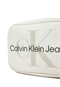 Calvin Klein Jeans Torebka Sculpted Camera Bag18 Mono K60K610275 Biały. Kolor: biały. Materiał: skórzane #4
