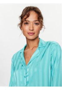 Hunkemöller Koszulka piżamowa 203163 Niebieski Comfortable Fit. Kolor: niebieski. Materiał: syntetyk