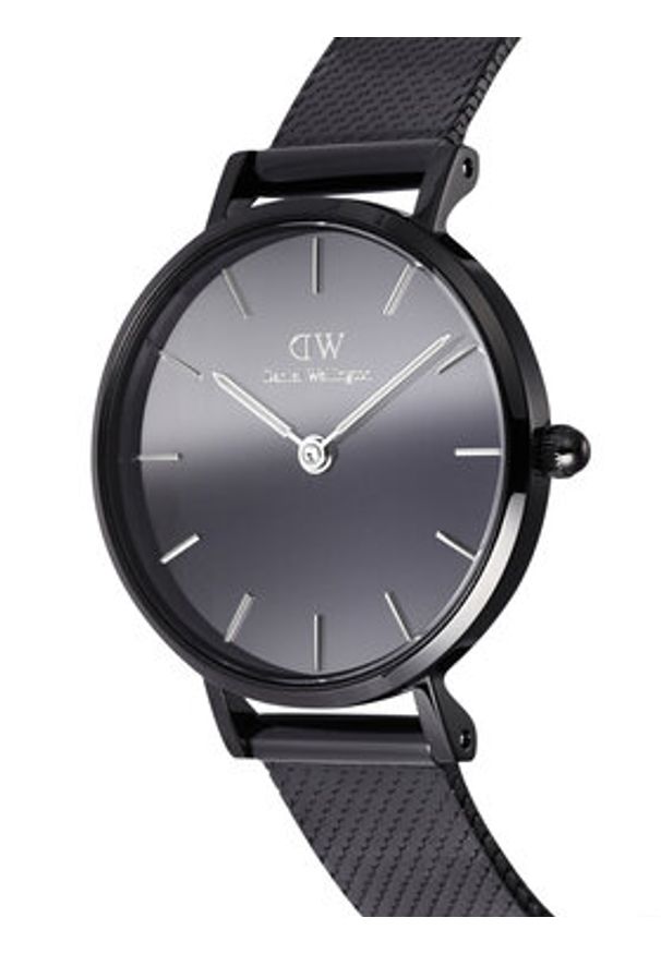 Daniel Wellington Zegarek Petite Reflection 28 DW00100798 Czarny. Kolor: czarny