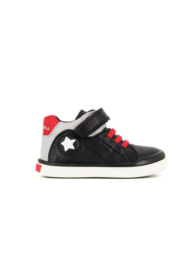 Pablosky - Buty PABLOSKY 022110P Czarny. Kolor: czarny. Materiał: tkanina, skóra. Sport: turystyka piesza