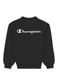 Bluza sportowa chłopięca Champion Crewneck Sweatshirt. Kolor: czarny. Styl: sportowy