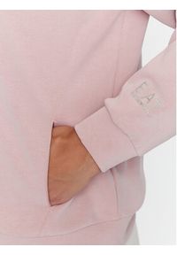 EA7 Emporio Armani Bluza 6RTM04 TJDCZ 1418 Różowy Regular Fit. Kolor: różowy. Materiał: syntetyk #4