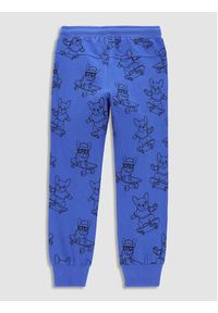 COCCODRILLO - Coccodrillo Spodnie dresowe WC3122102SKK Granatowy Slim Fit. Kolor: niebieski. Materiał: bawełna, dresówka #3