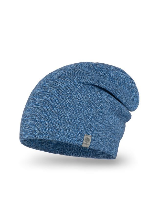 Ciemnoniebieska, bawełniana czapka PaMaMi. Kolor: niebieski. Materiał: elastan, bawełna. Sezon: wiosna