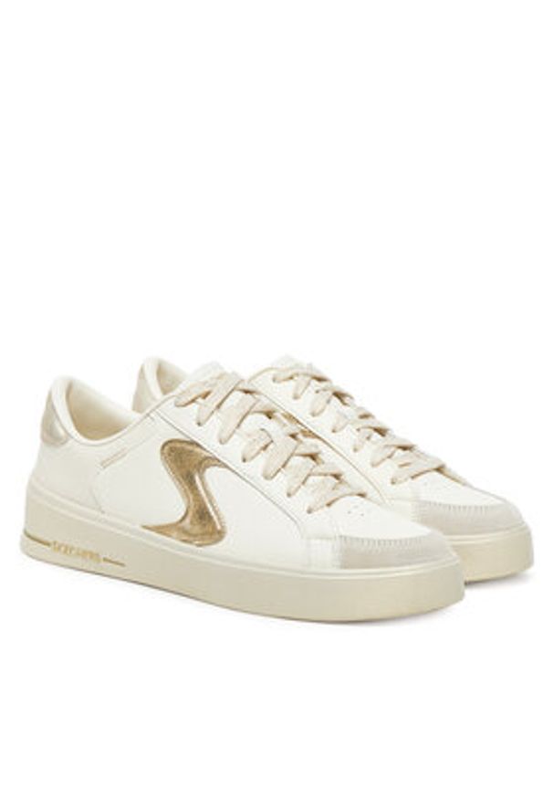 skechers - Skechers Sneakersy Hiland - Quite Chic 185170/NTGD Écru. Materiał: skóra