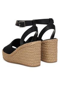 Calvin Klein Espadryle Wedge Espad 70 Neopr Mg HW0HW03014 Czarny. Kolor: czarny. Materiał: materiał #2