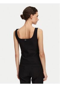 Calvin Klein Top LV044G235G Czarny Regular Fit. Kolor: czarny. Materiał: syntetyk #4
