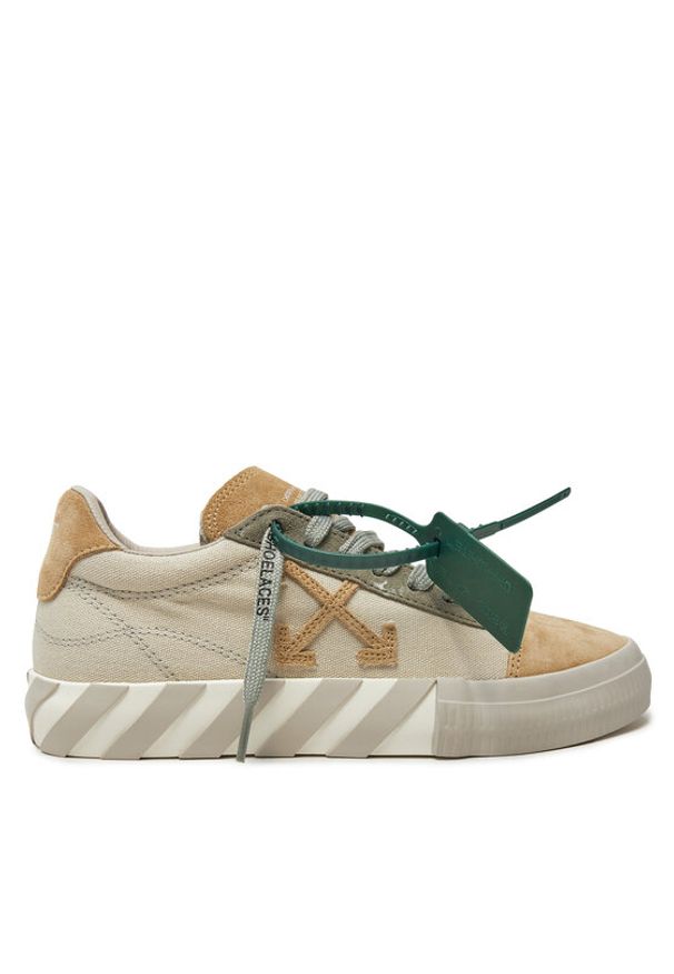 OFF-WHITE - Off-White Sneakersy OWIA178S22LEA0016117 Beżowy. Kolor: beżowy. Materiał: materiał