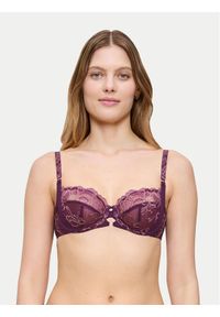 Triumph Biustonosz balkonetka Wild Gardenia Florale 10224879 Fioletowy. Kolor: fioletowy. Materiał: lyocell