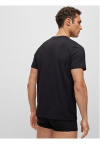 BOSS - Boss T-Shirt 50489442 Czarny Regular Fit. Kolor: czarny. Materiał: bawełna #4