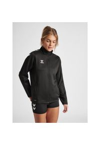 Bluza do piłki ręcznej damska Hummel Core XK Poly Zip Sweat Woman. Kolor: czarny