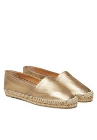 Castañer Espadryle Kenda/118 025708 Złoty. Kolor: złoty. Materiał: skóra