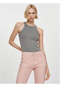 mango - Mango Jeansy Alex 67026336 Różowy Cropped Fit. Kolor: różowy