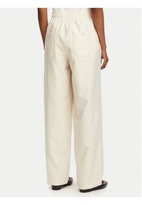 Liu Jo Sport Spodnie dresowe TA6192 T327A Kremowy Loose Fit. Kolor: kremowy. Materiał: syntetyk #4