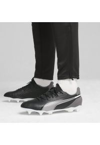 Puma - Buty piłkarskie unisex KING MATCH MxSG PUMA Black White Cool Dark Gray. Kolor: czarny, szary, biały, wielokolorowy. Sport: piłka nożna
