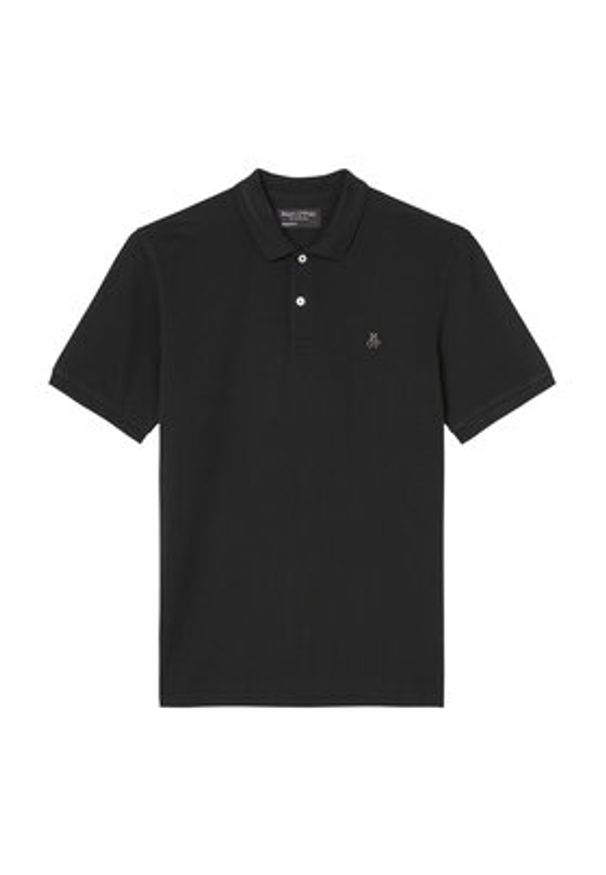 Marc O'Polo Polo B21223053092 Czarny Regular Fit. Typ kołnierza: polo. Kolor: czarny. Materiał: bawełna
