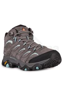 Buty turystyczne damskie Merrell Moab 3 Mid GTX. Kolor: zielony, szary, wielokolorowy. Materiał: skóra. Szerokość cholewki: normalna #1