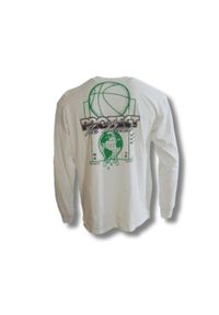 Koszulka Nike NBA Long-Sleeve Max90 T-Shirt. Kolor: biały. Długość rękawa: długi rękaw. Sport: koszykówka