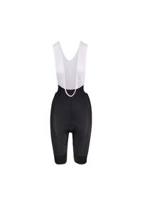 BIORACER - Damskie spodenki na szelkach i w pasie Bioracer Belgium Icon. Kolor: czarny, biały, wielokolorowy. Sport: kolarstwo #1