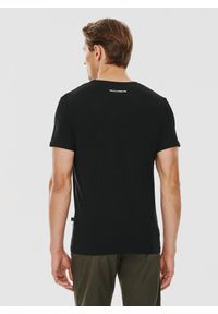 Pako Lorente - PAKO LORENTE – Czarny gładki T-shirt Basic. Kolor: czarny, biały. Materiał: bawełna, elastan. Długość rękawa: krótki rękaw. Długość: krótkie. Wzór: gładki. Styl: klasyczny #6