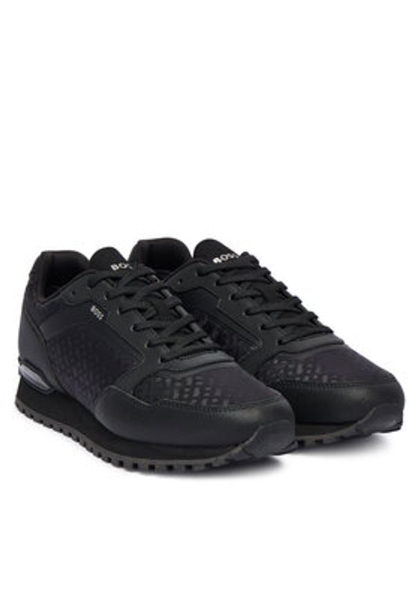 BOSS Sneakersy Parkour 50552897 Czarny. Kolor: czarny. Materiał: materiał