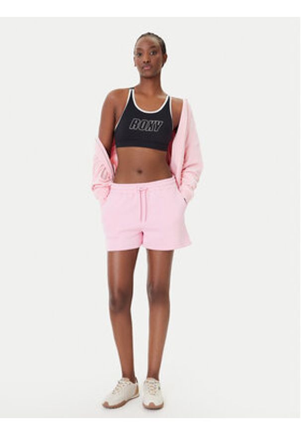 Roxy Biustonosz sportowy Everyday Flow ERJKT04337 Czarny. Kolor: czarny. Materiał: syntetyk