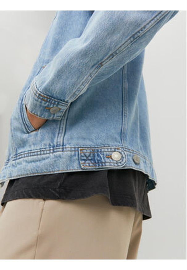 Jack & Jones - Jack&Jones Kurtka jeansowa Jean 12223612 Niebieski Regular Fit. Kolor: niebieski. Materiał: bawełna
