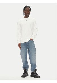 Hugo - HUGO Bluza Daposo 50511029 Beżowy Relaxed Fit. Kolor: beżowy. Materiał: bawełna #4