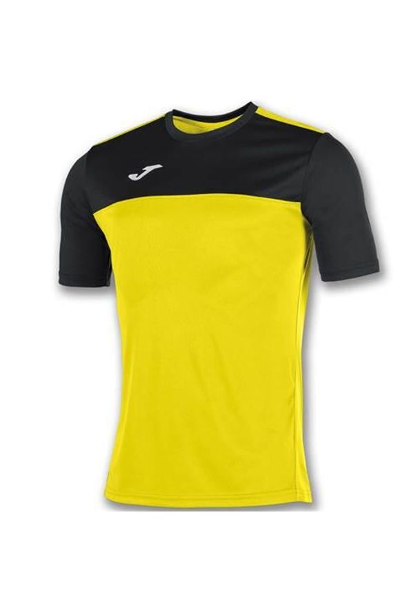 Koszulka do piłki nożnej męska Joma Winner. Kolor: wielokolorowy, żółty, czarny. Materiał: poliester. Sport: piłka nożna