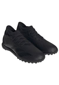 Adidas - Buty piłkarskie adidas Predator Accuracy.3 Tf M GW4639 czarne czarne. Zapięcie: sznurówki. Kolor: czarny. Materiał: materiał, syntetyk. Szerokość cholewki: normalna. Sport: piłka nożna #3
