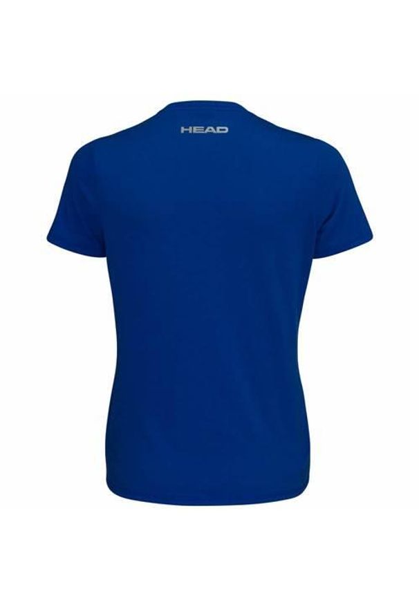 Koszulka sportowa damska Head Club 22 Lucy. Kolor: niebieski. Materiał: poliester. Długość rękawa: krótki rękaw. Długość: krótkie